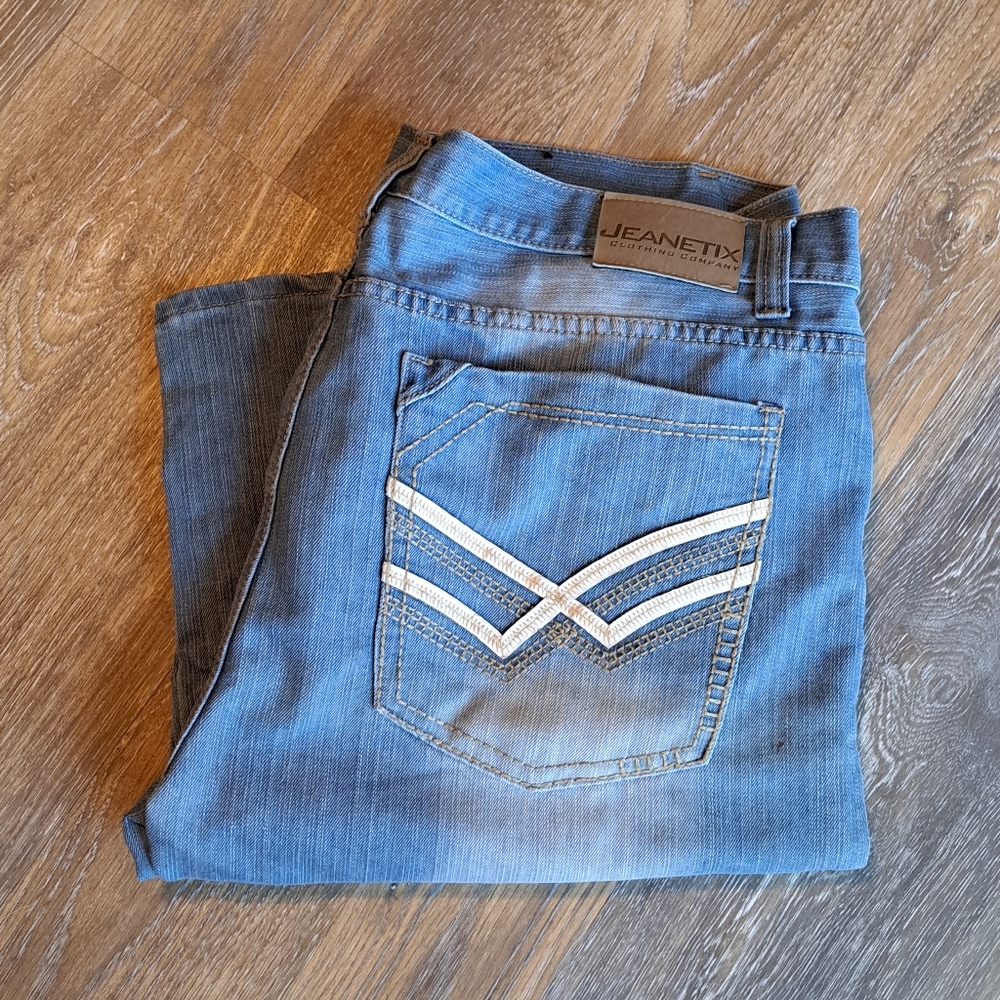 40 Waist Jeanetix Blue Jeans